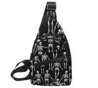 Sac à dos à bandoulière Merry Christmas_16 Sling Side, Multicolore 08, 11.8x7x1.5in/30x18x4cm