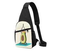 Sac à dos à bandoulière mignon pour yoga, avocat, sac à bandoulière antivol sac à bandoulière sac à dos sac à dos de plein air, sac à dos de voyage, randonnée pour homme et femme, Adorable avocat de