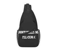 Sac À Dos À Bandoulière Ne Me Fais Pas Peur Je Vais Jouir. Loisir Sacs À Dos Porté Travers Pliable Sling Bag Pour Gym Camping Femme