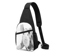 Sac à dos à bandoulière pour animal domestique - Sac à bandoulière antivol - Sac à dos à bandoulière - Sac à dos pour sport de plein air, voyage, randonnée - Pour homme et femme, Cochon d'animal