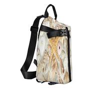Sac à dos à bandoulière, sac de poitrine motif tournesol, sac à bandoulière antivol sac à bandoulière sac à dos sac à dos sac à dos sac à dos sac à dos sac à dos, Étoile de mer coquillage Sandy Beach,