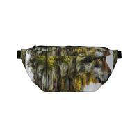 Sac à dos à bandoulière Wolf and Forest Shadow - Sac à bandoulière - Sac à bandoulière - Sac à dos de voyage et de randonnée pour homme et femme, multicolore, Taille unique, Sac à dos de