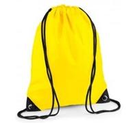 Sac à dos à bretelles - gym - linge sale - chaussures - BG10 - jaune G