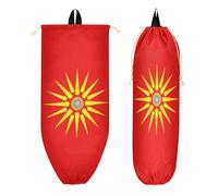 Sac à dos à cordon avec cordon de serrage et poches à fermeture éclair, sac de voyage pour homme, shopping, camping, drapeau du Kurdistan