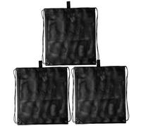 Sac à Dos à Cordon Crampons 3PCS, Sac de Plage en Maille réglable 18x15 avec poignée, Cordon Multifonctionnel léger pour Natation, Gymnase athlétique, vêtements, Plage