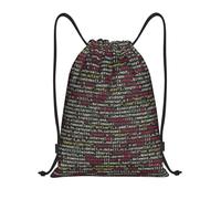 Sac À Dos À Cordon De Serrage Code De Programmation du Programmeur Sac À Dos avec Cordon Unisexe Drawstring Bag Imperméable Gym Sacksacs De Gym pour Plage Gymnastique Voyage