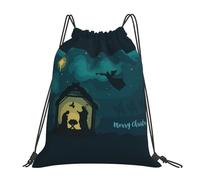 Sac À Dos À Cordon De Serrage Crèche De Noël Et Christianisme Drawstring Bag Moderne Sacs De Sport Imperméable pour Plage Voyage Gymnastique