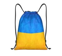 Sac À Dos À Cordon De Serrage Drapeau Ukrainien Sac À Dos avec Cordon Tout Âge Gym Sacksacs De Gym Unisexe Drawstring Bag pour Voyage Gymnastique Plage