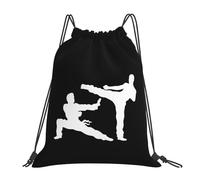 Sac À Dos À Cordon De Serrage Karate Drawstring Bag Léger Sac À Dos avec Cordon Imperméable pour Voyage L'École Natation