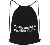 Sac À Dos À Cordon De Serrage Make Orwell Fiction Again Sac À Dos avec Cordon Moderne Gym Sacksacs De Gym Unisexe Sacs De Sport pour Plage L'École Natation