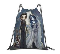 Sac à dos à cordon de serrage Motif Corpse Bride - DFB4091 Noir