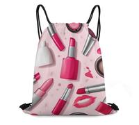 Sac À Dos À Cordon De Serrage Parfum Rose Modern Lady Cosmetic Léger Sacs De Sport Imperméable Sac À Dos avec Cordon pour Natation Gymnastique L'École