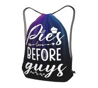 Sac À Dos À Cordon De Serrage Pies Before Guys Sac À Dos avec Cordon Unisexe Sacs De Sport Tout Âge Drawstring Bag pour L'École Natation Gymnastique