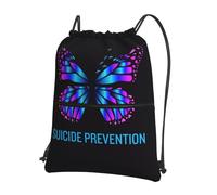 Sac À Dos À Cordon De Serrage Sensibilisation À La Prévention du Suicide Sac À Dos avec Cordon Léger Sacs De Sport Unisexe pour Voyage Natation Gymnastique