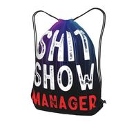 Sac À Dos À Cordon De Serrage Shit Show Manager Gym Sacksacs De Gym Moderne Sac À Dos avec Cordon Imperméable Sacs De Sport pour Plage Voyage Gymnastique