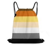 Sac À Dos À Cordon, Multifonctionnel Sacs De Sport À Cordon, Fraternité des Ours du Drapeau De La Fierté LGBT, Moderne Sac De Piscine pour Plage, Fitness, Femme, 36X42cm