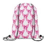 Sac À Dos À Cordon Noeuds Roses Multifonctionnel Sac Cordon De Sport Leger Drawstring Bag pour Voyage Surf Natation