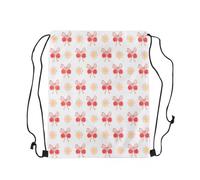 Sac À Dos À Cordon Nœud Papillon Roses Résistant Sac Cordon De Sport Grande Capacité Drawstring Bag pour Surf Piscine Plongée