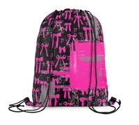Sac À Dos À Cordon Roses Roses avec Cordon De Serrage Sac Cordon De Sport Elegant Drawstring Bag pour Surf École Volleyball