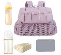 Sac à dos à couches pour maman, sac à couches, Sac de rangement pour pépinière, Sacs à de grande capacité avec matelas à langer pour les voyages en plein air, sac de maternité étanche pour mam