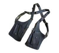 Sac à dos à double bandoulière pour homme - Étanche et antivol - Avec sangle réglable - Holster à double épaule - Pour la vie quotidienne, les voyages, le travail, l'école, le shopping, la promenade
