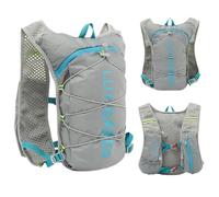 Sac à dos à eau pour course à pied, sac à dos d'hydratation pour course à pied, gilet de course avec vessie d'hydratation de 1,5 L, coussinets respirants, sangle réglable, sac à dos léger pour Tra