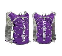 Sac à dos à eau pour course à pied, sac à dos d'hydratation pour course à pied, gilet de course avec vessie d'hydratation de 1,5 L, coussinets respirants, sangle réglable, sac à dos léger pour Tra