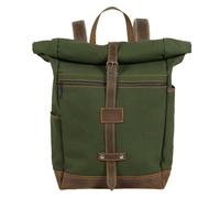 Sac à dos à enroulement en toile Akah Buffalo Ranger Vert 27 L