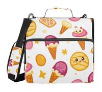 Sac à dos à fermeture éclair 3,8 cm avec poignée et poche à fermeture éclair pour classeur, convient pour l'école secondaire