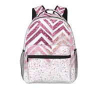 Sac à dos à imprimé pailleté avec joli motif pour enfants, filles, sac d'école avec bandoulière réglable, sac à dos décontracté pour ordinateur portable, Noir , Taille unique