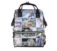 Sac à dos à langer avec motif de chien télescope pour maman et papa, sac à dos à langer étanche, sac de voyage multifonctionnel, Motif tigre., One Size, Sac à dos tyrolien