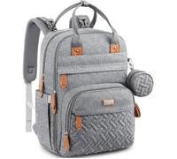 Sac à Dos à Langer BabbleRoo - Grande Capacité - Imperméable - Gris - 0 mois - Naissance