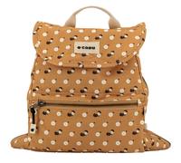 Sac à dos à langer évolutif orange, écru, noir TU