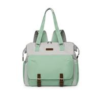 Sac À Dos À Langer For Bébé, Sac À Langer Fourre-tout Imperméable Et Résistant À L'usure, Peut Être Porté Sur Une Épaule Ou Les Deux Épaules, Grande Capacité Avec Plusieurs Compartiments(Green)