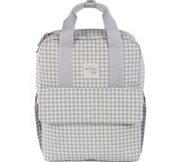 Sac à dos à langer i love vichy gris