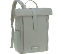 Sac à dos à langer Rolltop Up vert argenté Green Label