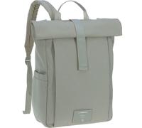 Sac à dos à langer Rolltop Up vert argenté Green Label
