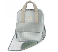 Sac à dos à langer vert, blanc TU