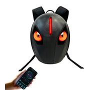 Sac à dos à LED Torvexe, sac à moto à coquille dur avec écran programmable et compartiment pour ordinateur portable, sac à dos d'affichage LED pour le stockage de trajet