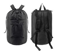 Sac à dos à linge, panier à linge imperméable | Outils de blanchisserie portables de grande capacité, bretelles réglables et poches, sac à linge pour étudiants universitaires