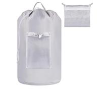 Sac à dos à linge | Sac à linge sale avec cordon de serrage pour l'université - Panier à vêtements sales avec bretelles pour maison, hôtel, dortoir, buanderie, appartement