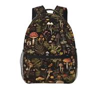 Sac à dos à motifs de chats et de champignons, sac de voyage pour ordinateur portable pour femmes, cartable pour enfants, filles, garçons et adolescents, accessoire de sac à dos mignon pour les amoure