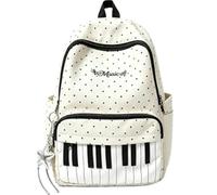 Sac à Dos à Motifs De Touches De Piano Et De Pois Sac à dos for piano