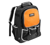 Sac à dos à outils - NEO TOOLS - 84-318 - Polyester 600D - 27 Compartiments - 17 Poches Externes