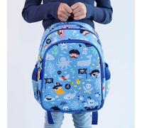 A Little Lovely Company Sac à Dos Enfant Sac a Dos Léger Cartable Fille Garçon Primaire 4-8 Ans Sac a Dos Fille Garçon Voyage avec Sangle de Poitrine Poche avant Isolée (Papillons) (Bleu)