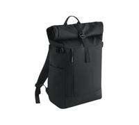 BagBase Everyday Carry Sac à dos pour ordinateur portable avec compartiment rembourré de 16", polyester recyclé, sangles de compression et ajustement réglable, bleu marine, 25 l, Noir , taille unique