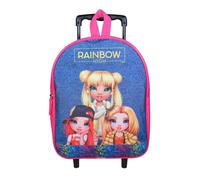 Bagtrotter Sac à dos à roulettes Rainbow High 32 cm Maternelle Multicolore