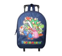 Sac à Dos à roulettes 32 cm Maternelle Super Mario Bleu