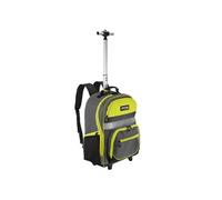 RYOBI - Sac à Dos de Rangement RSSBP2 - Compartiment Outils, Bretelles Rembourrées, Fermeture Renforcée - Transport Facile Outils de Chantier ou Jardin