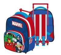 Marvel Avengers Wheeled Backpack 24x36x12 Cm Multicolore